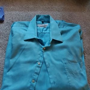 Geoffrey Beene long sleeve button up shirt 16.5 34/35